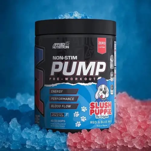 ABE PUMP Sulsh Puppie RED Blue Mix