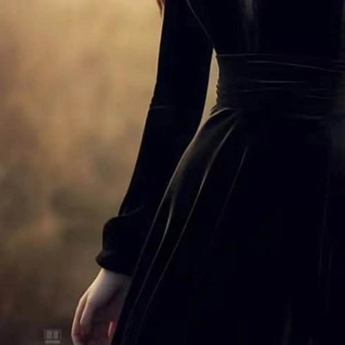 فستان طويل أنيق