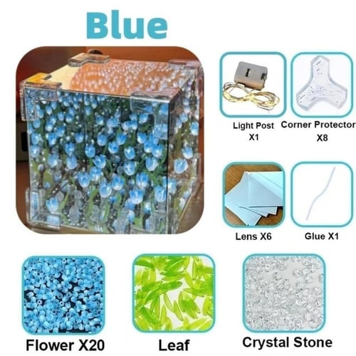 مصباح مرآة زهرة الزنبق