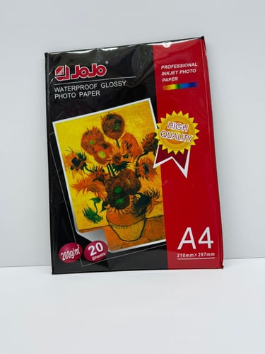 ورق جوجو ضد الماء لماع 200 جرام