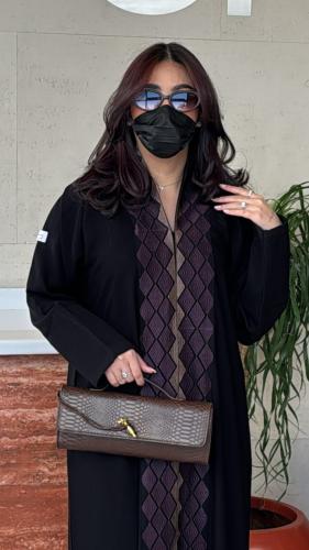 عباية جود بنفسجي غامق