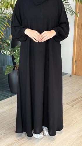 عباية جيوب ساده