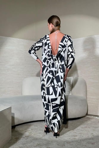 بدلة قطن اكمام استرتش فري سايز