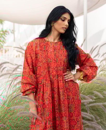 بدلة قطن مكونه من قطعتين (قميص-بنطلون)