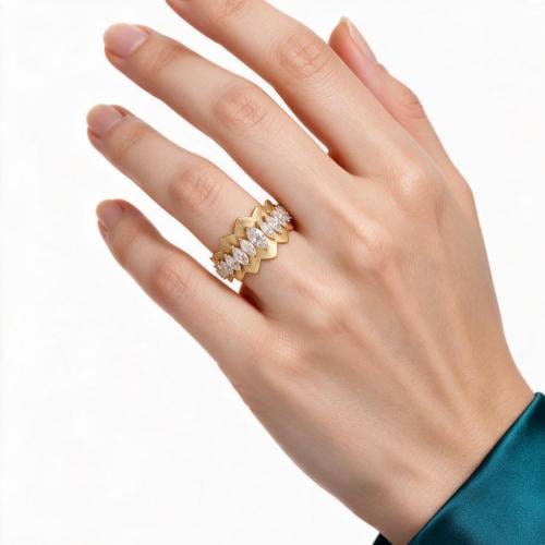 خاتم ذهب - عيار 18
