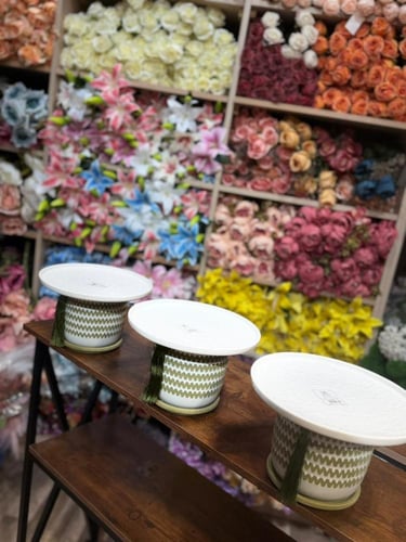 طقم 3 قطع صواني سيراميك فاخرة