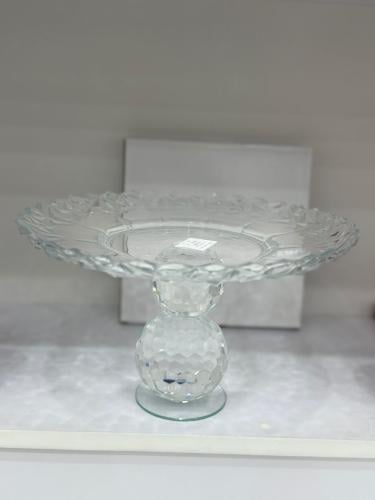 طقم 3 قطع صواني كريستال فاخرة