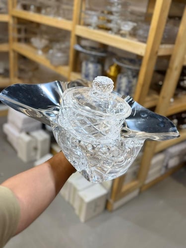 صواني سل استيل مع جزاز