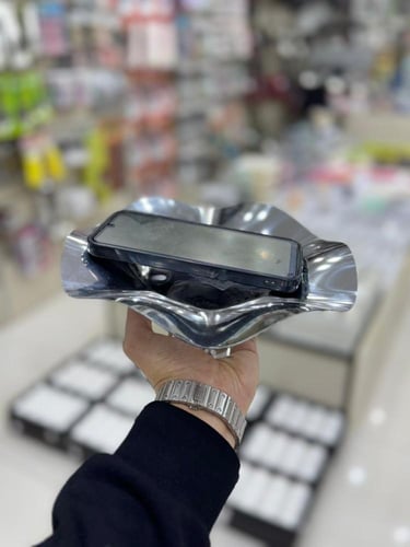 صواني استيل قطعة واحدة 23 سم