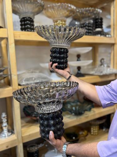 صواني كريستال فاخرة