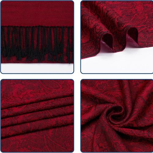 حجاب مزخرف بشراشيب انيقة من الأطراف