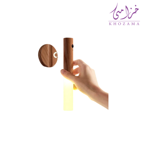 اباجورة خشب مغناطيسي