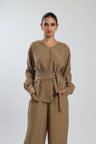 طقم بني انيق