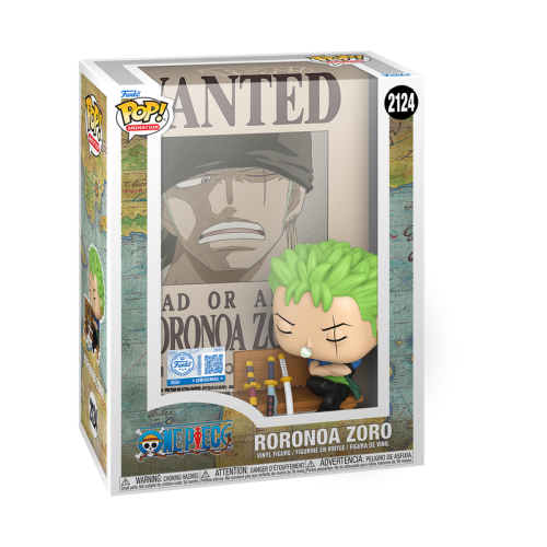 Funko One Piece Zoro Wanted Poster فونكو ون بيس زو...
