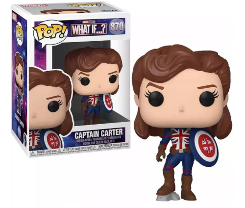 Funko Pop Marvel What If Captain Carter 870 مارفل...