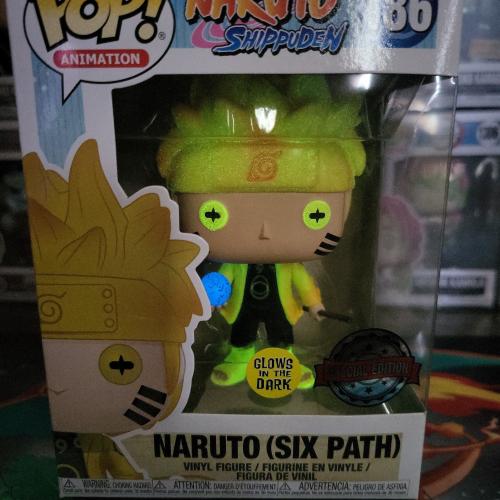 Funko Pop! #186 Naruto Shippuden Six Path (GLOW) ف...