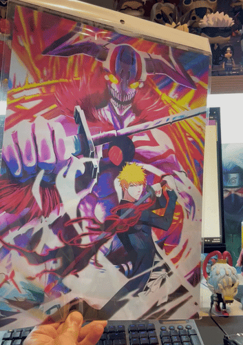 بوستر انمي بليتش لوحة ايتشيقو 3D Poster BLEACH Ich...
