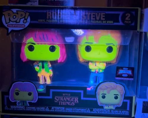 Funko Stranger Things Robin & Steve 2 Pack Black L...