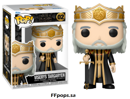 House Of The Dragon Funko Viserys Targaryen #2 فون...