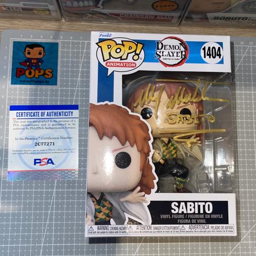 Funko Demon Slayer Sabito Signed PSA فونكو قاتل ال...