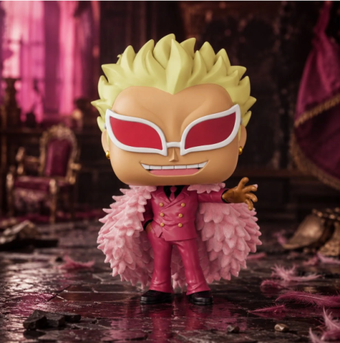 Funko SDCC One Piece Doflamingo (FLOCKED) فونكو ون بيس دوفلامينقو حصري كوميك كون فلوكد