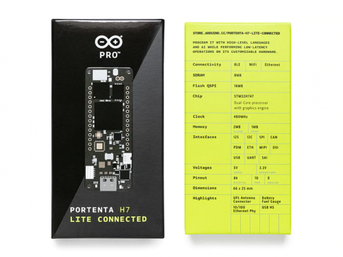 Arduino Portenta H7 Lite Connected