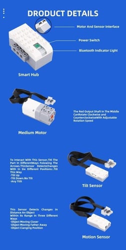 مجموعة مكعبات بناء أساسية من WeDo 2.0 Robotics