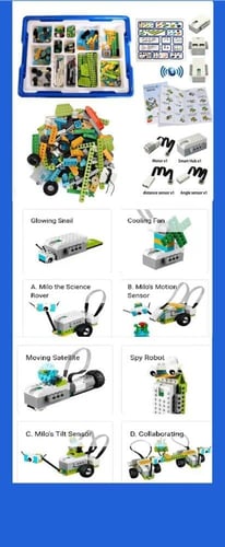 مجموعة مكعبات بناء أساسية من WeDo 2.0 Robotics