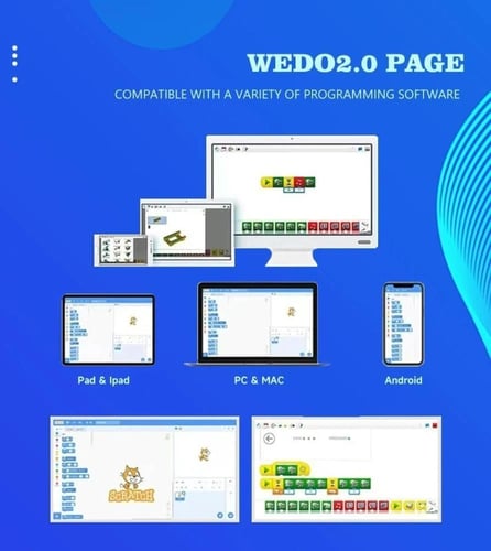 مجموعة مكعبات بناء أساسية من WeDo 2.0 Robotics