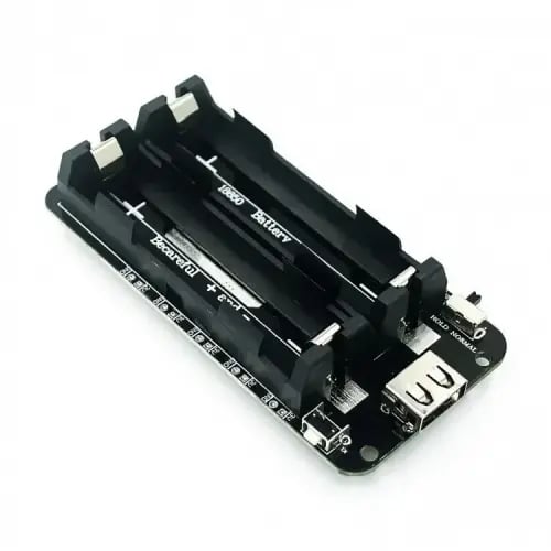 Battery shield 18650 v3 3.7v/TWO BATTERES to 5v with charger protection