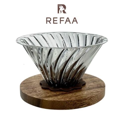 Wooden V60 drip cone