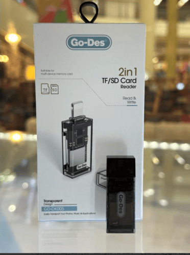 قارئ `ذاكرة الى ايفون Go-Des GD-DK005 2