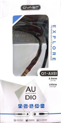 كابل صوت اوكس ايفون AUX Ovast OT-AX81