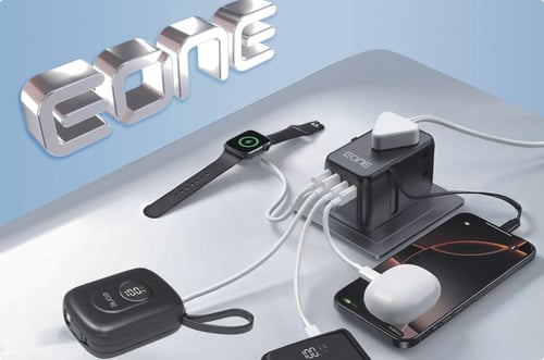 EONE DIPLOMAT – شاحن السفر العالمي 70W (5 منافذ)
