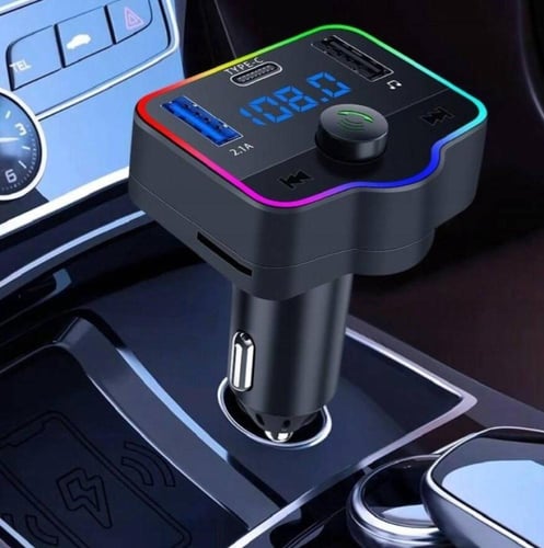 مشغل MP3 للسيارة MISONHU M495 FM وشاحن سيارة بلوتو...