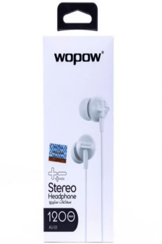 سماعات أذن ستيريو Wopow AU-03 سلكية