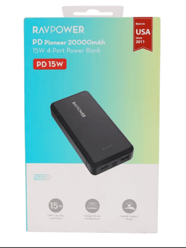 باور بانك RAVPower PD Pioneer 20000mAh 15W 4-Port
