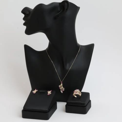 Half gold set - 18 karat