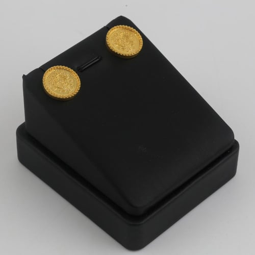 طقم ذهب بتصميم جنيه عربي - عيار 21