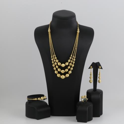 طقم ذهب كرات الذهب - عيار 21