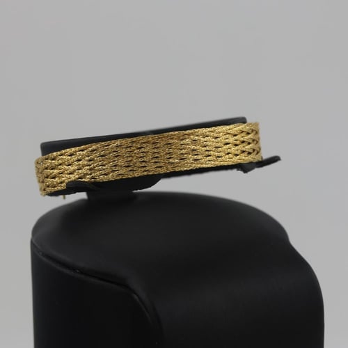 نصف طقم ذهب منسوج لماع - عيار 21