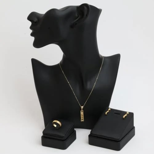 Half gold set - 18 karat