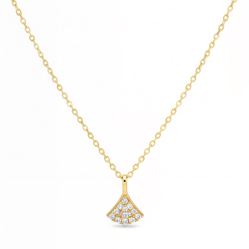 سلسال أوبال ذهبي - Opal Pendant Necklace