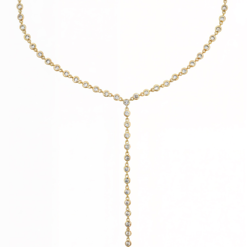 سلسال لاين المتدلي ذهبي |Line Drop Necklace