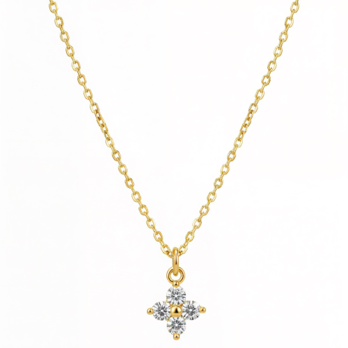 سلسال وردة - Flower Pendant Necklace