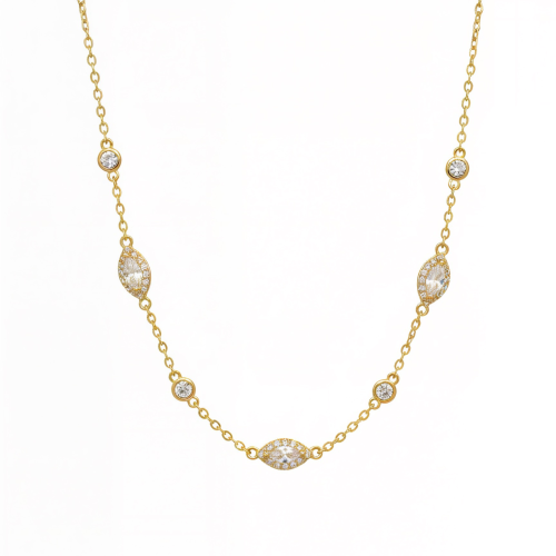 سلسال توليب كلاسيك ذهبي | Tulip Classic ‏Necklace