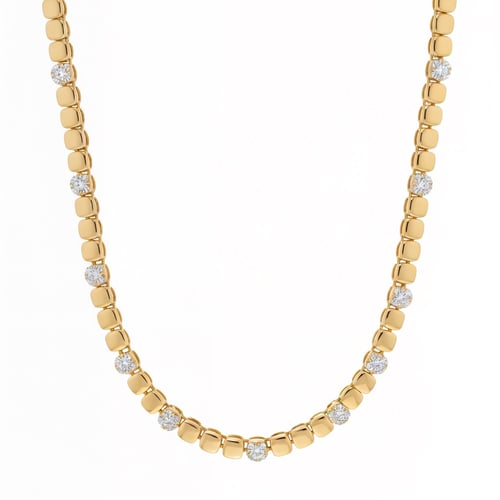 سلسال آيلا المربع | Ayla Square Necklace