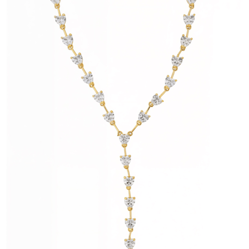 سلسال قلب المتدلي | Heart Drop Necklace