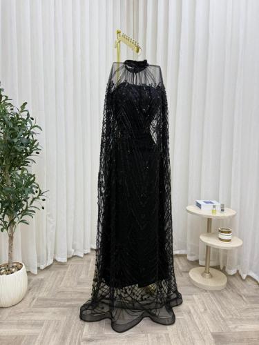 Black evening dress