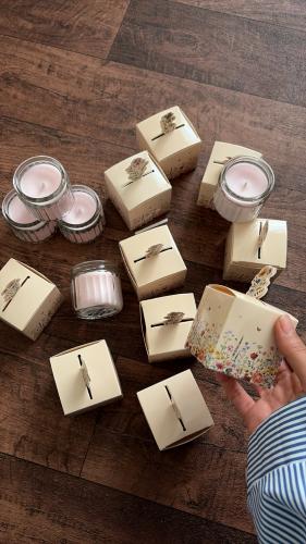 Candles in a bunch